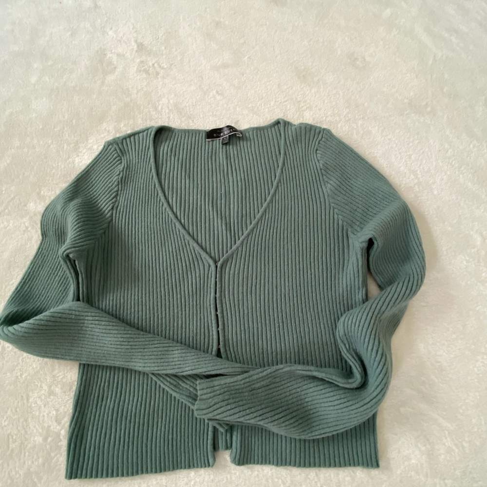 Blue Blush Sweater Size L Color Green - Picture 8 of 8